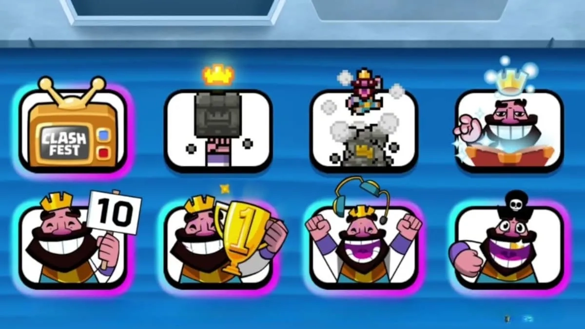 Emotes Clash Royale