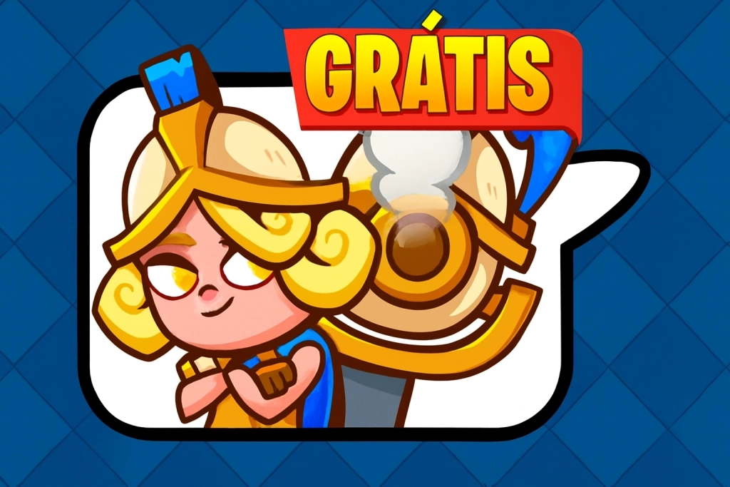 Emote Mosquetera Heroina Clash Royale